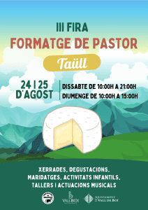 Cartell de la Fira-del-Formatge-de-Pastor-a-Taull (24 i 25 d'agost de 2024)